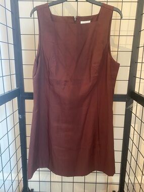 H&M Sleeveless Mini Dress in Beautiful Brown.